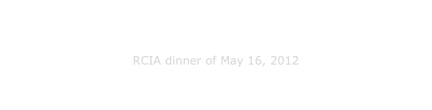 

RCIA dinner of May 16, 2012
